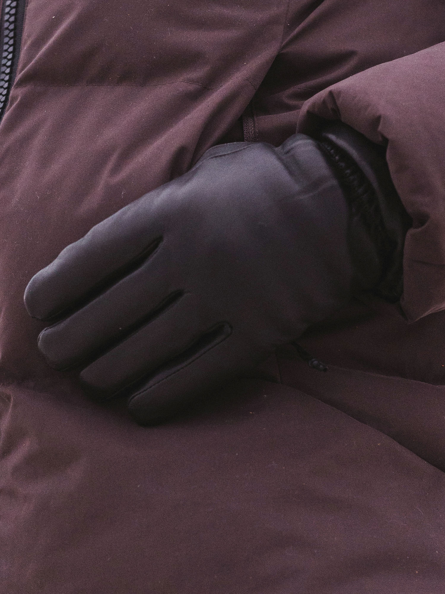 Auclair Women's Half Brown Gloves
