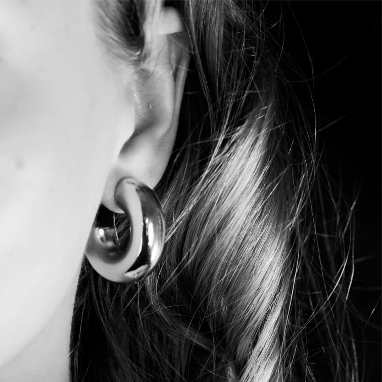 Demonte Sterling Silver Hackney Nine Earrings