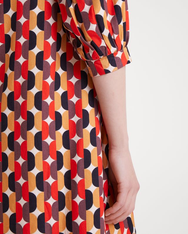 Tina Red Multi Compania Fantastica Dress