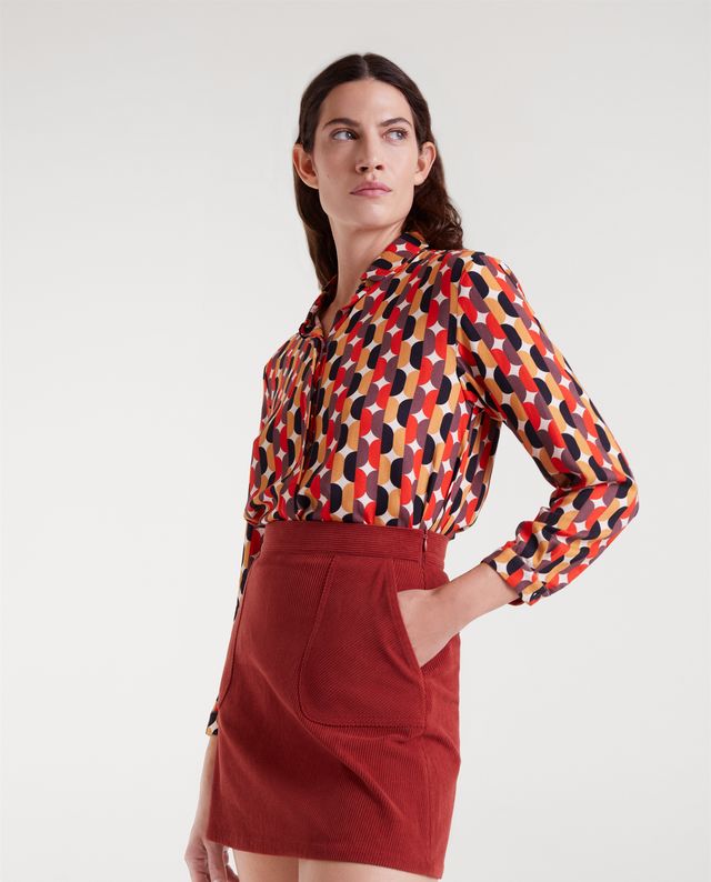 Tina Red Multi Compania Fantastica Shirt
