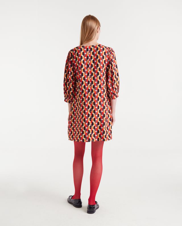 Tina Red Multi Compania Fantastica Dress