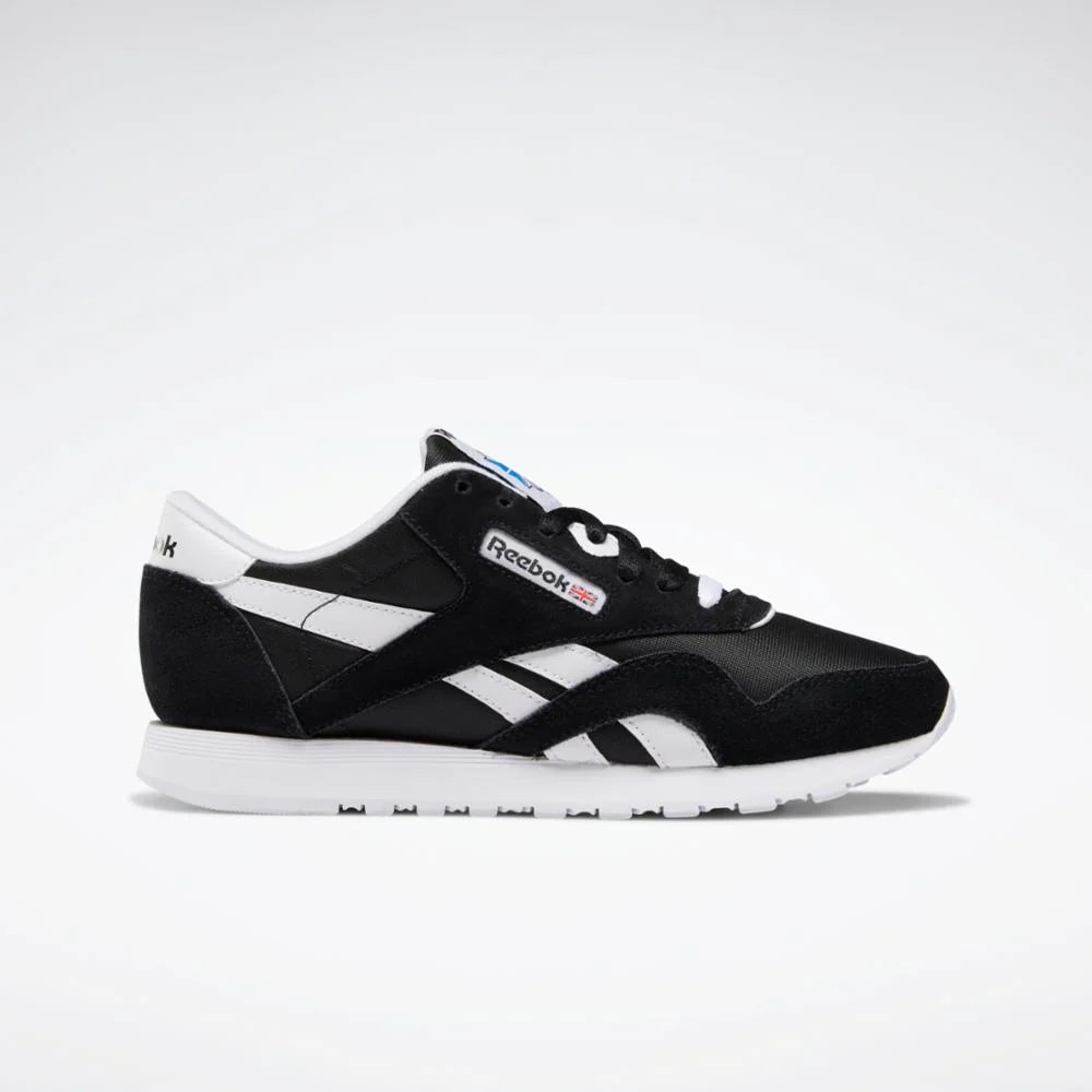Women's Shoe CL Nylon Black/White Reebok