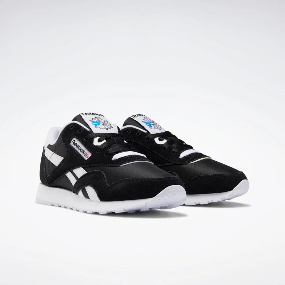Women's Shoe CL Nylon Black/White Reebok