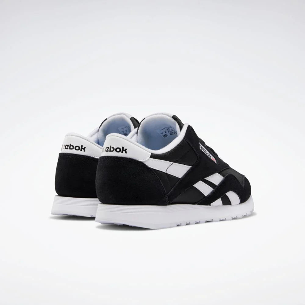 Women's Shoe CL Nylon Black/White Reebok
