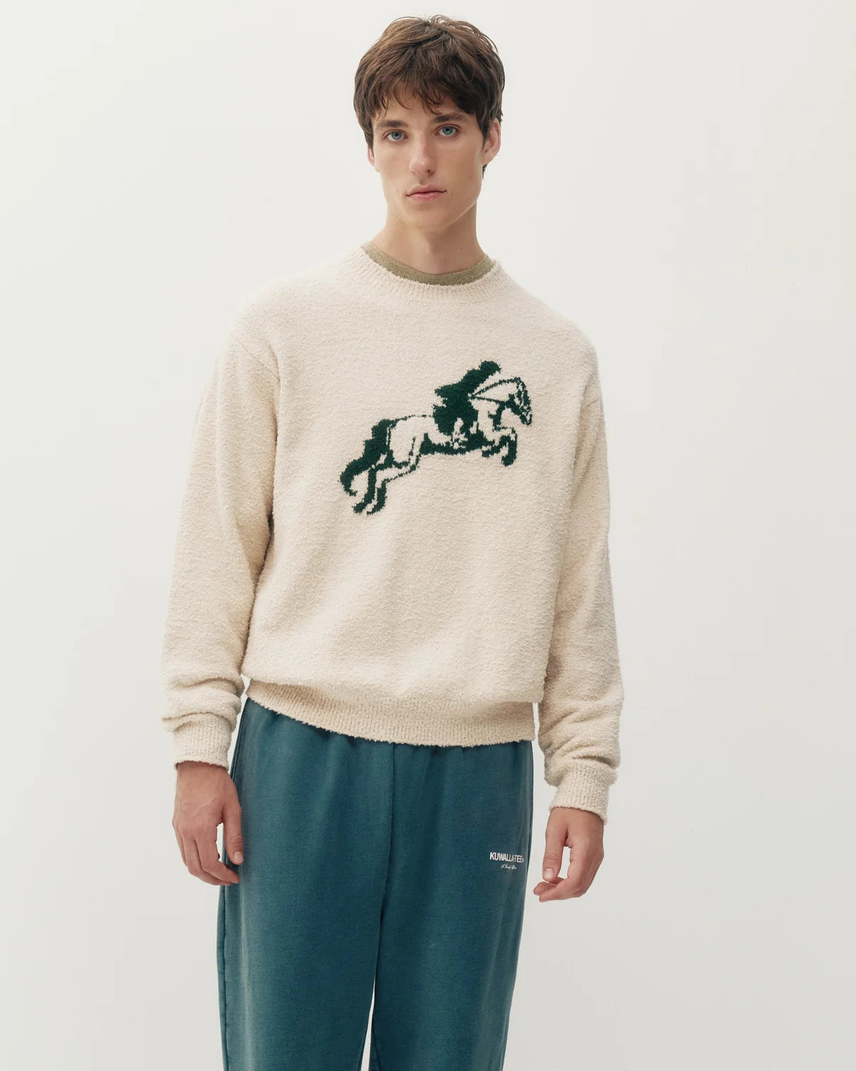 Pull Équestre Crème Kuwalla Tee