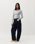 Jeans Jacqueline Barrel Dark Rinse Kuwalla Tee