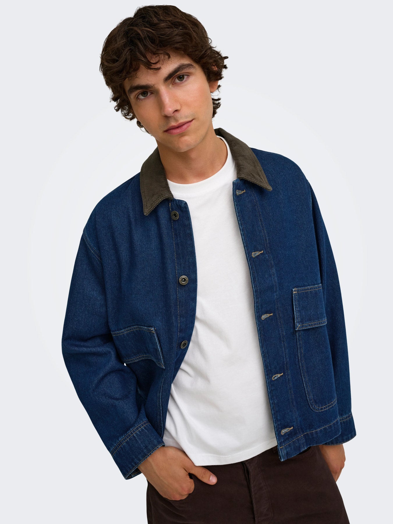 Veste Kaizen Bleu Rinse Only & Sons
