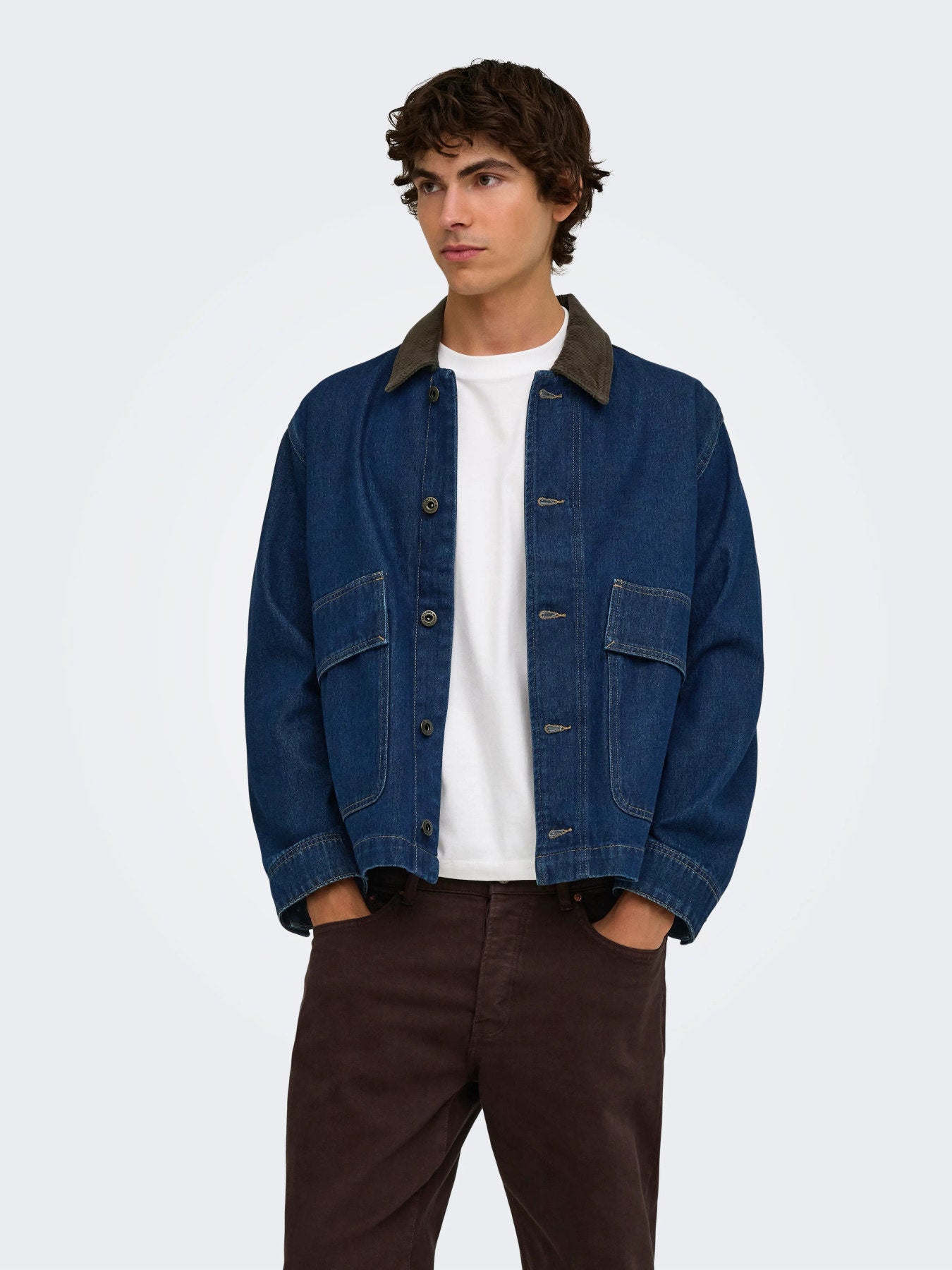 Veste Kaizen Bleu Rinse Only & Sons