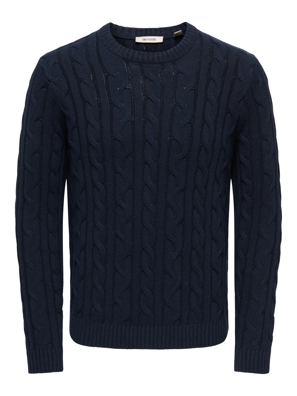 Pull Kim Cable Bleu Marine Only & Sons