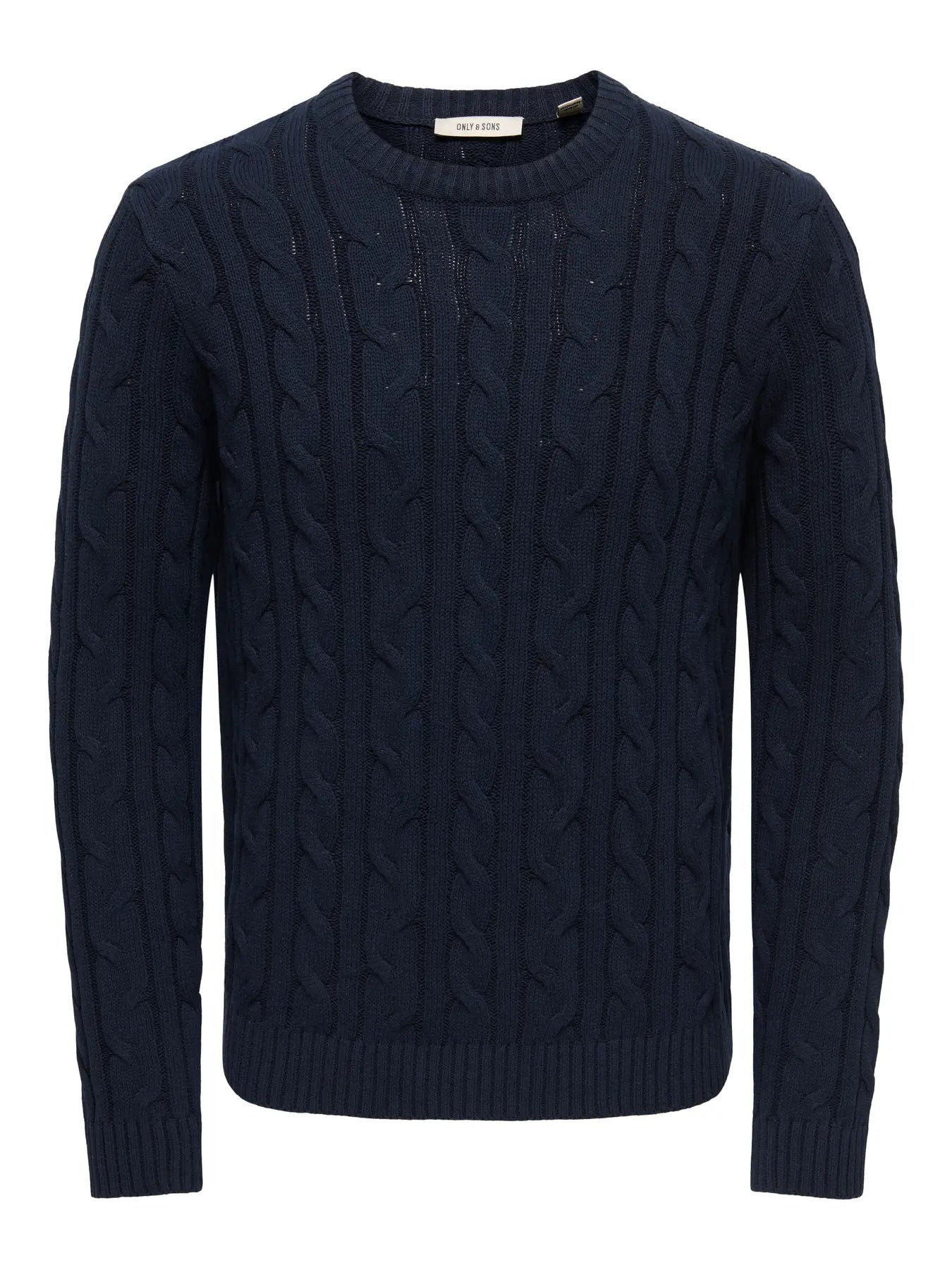 Pull Kim Cable Bleu Marine Only & Sons