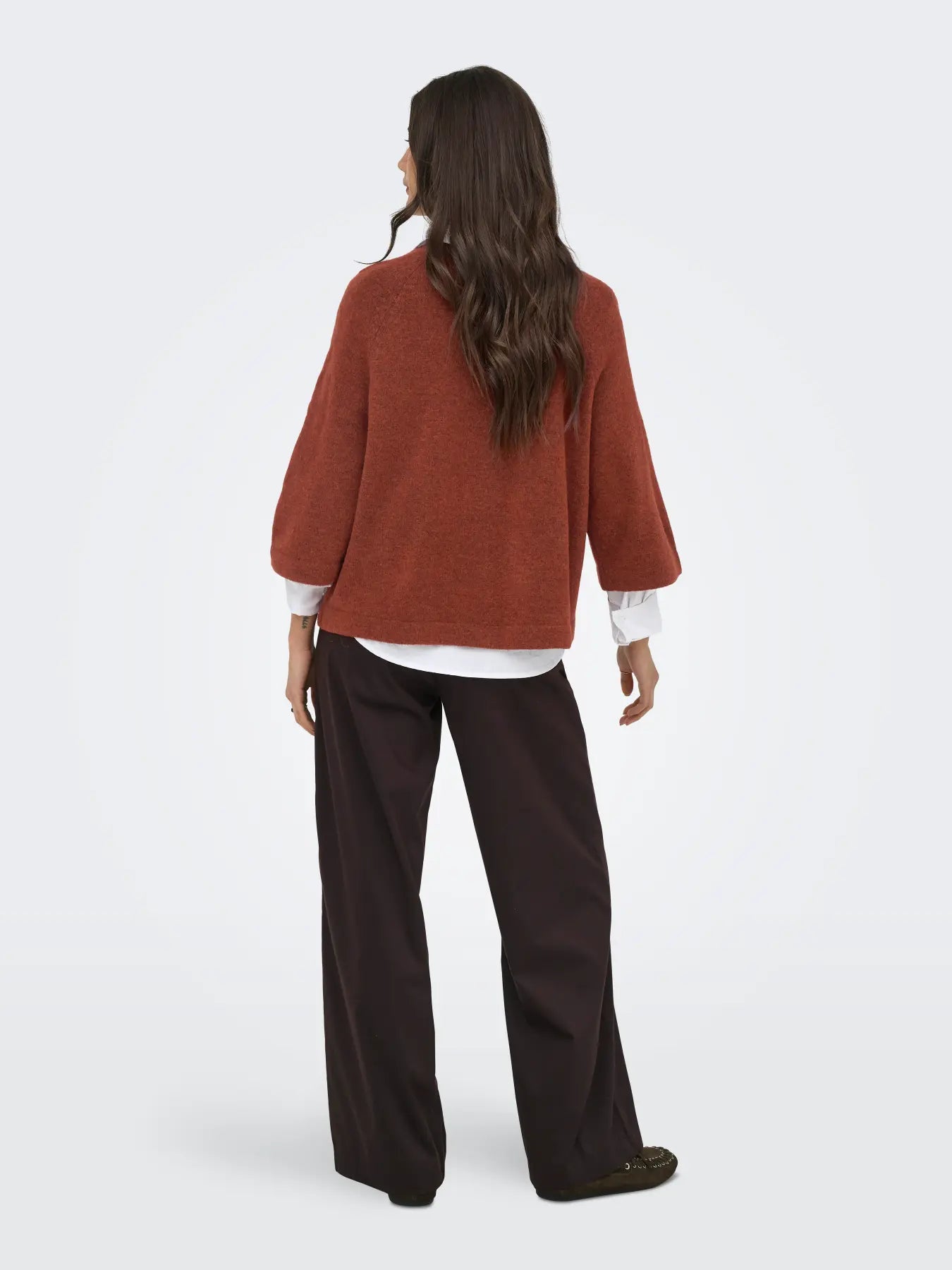 Pull Simoni 3/4 Orange Picante Only