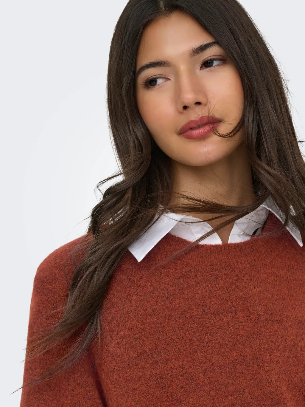 Pull Simoni 3/4 Orange Picante Only