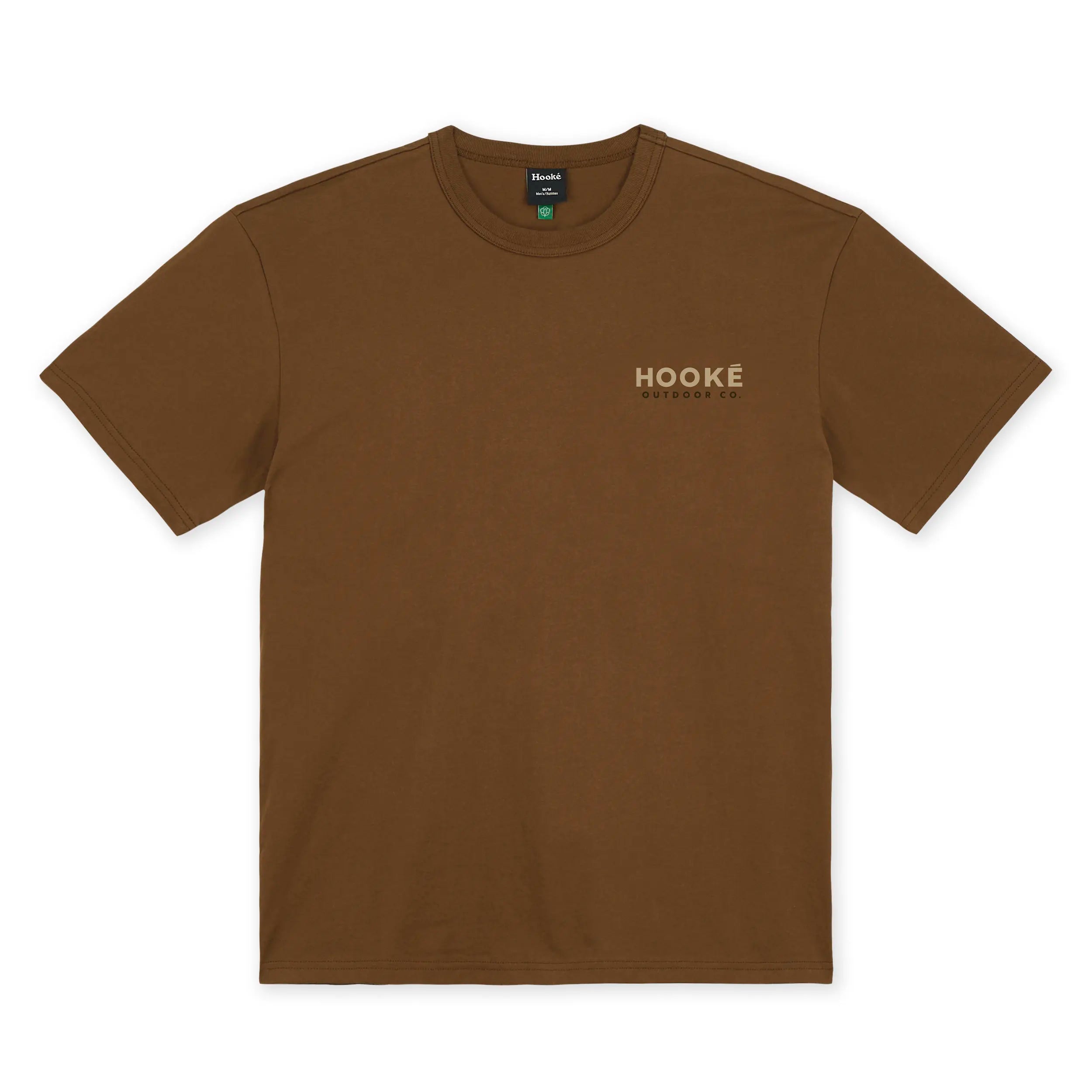 Evergreen Brown Hooké T-Shirt