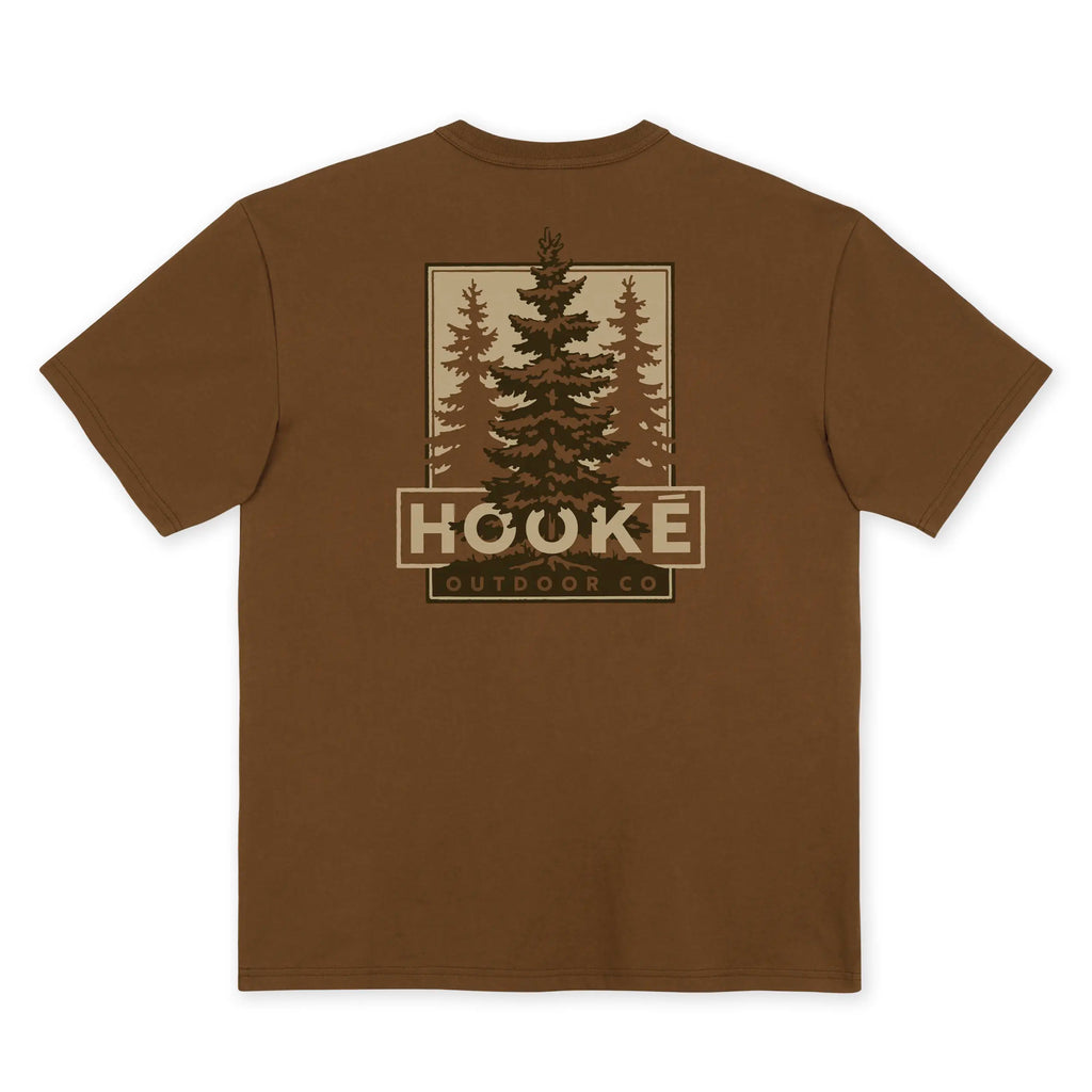 Evergreen Brown Hooké T-Shirt