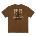 Evergreen Brown Hooké T-Shirt