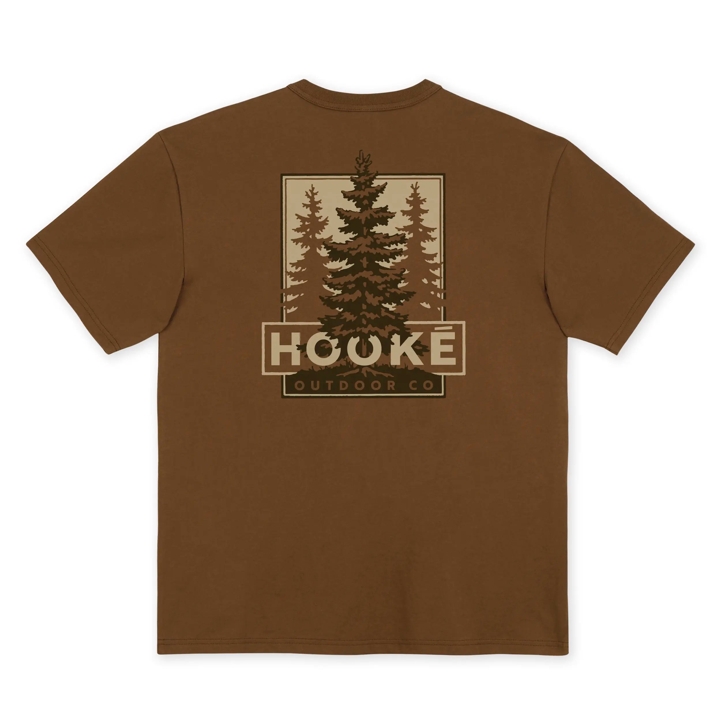 Evergreen Brown Hooké T-Shirt