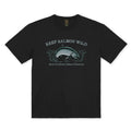T-Shirt Keep Salmon Wild Black Hooké