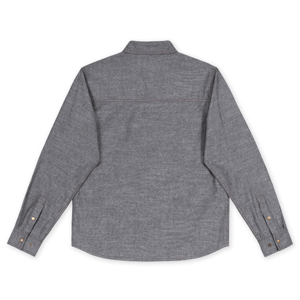 Chemise Chambray Noir Chiné Hooké
