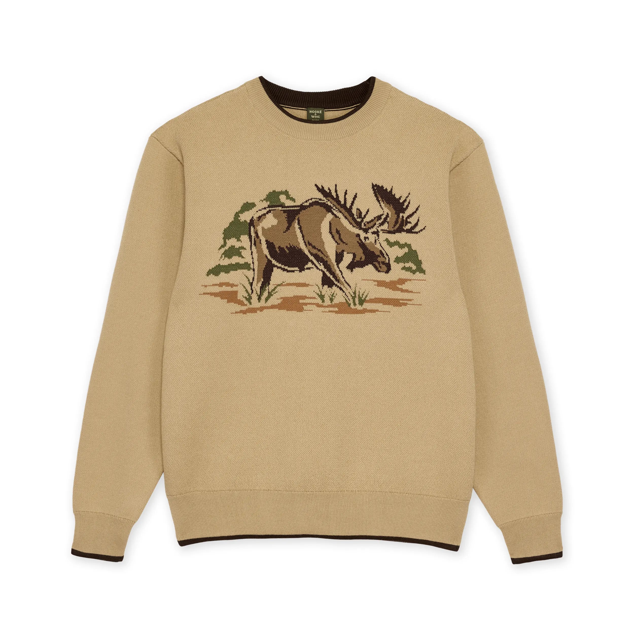 Chandail WHC Moose Knit Beige Hooké