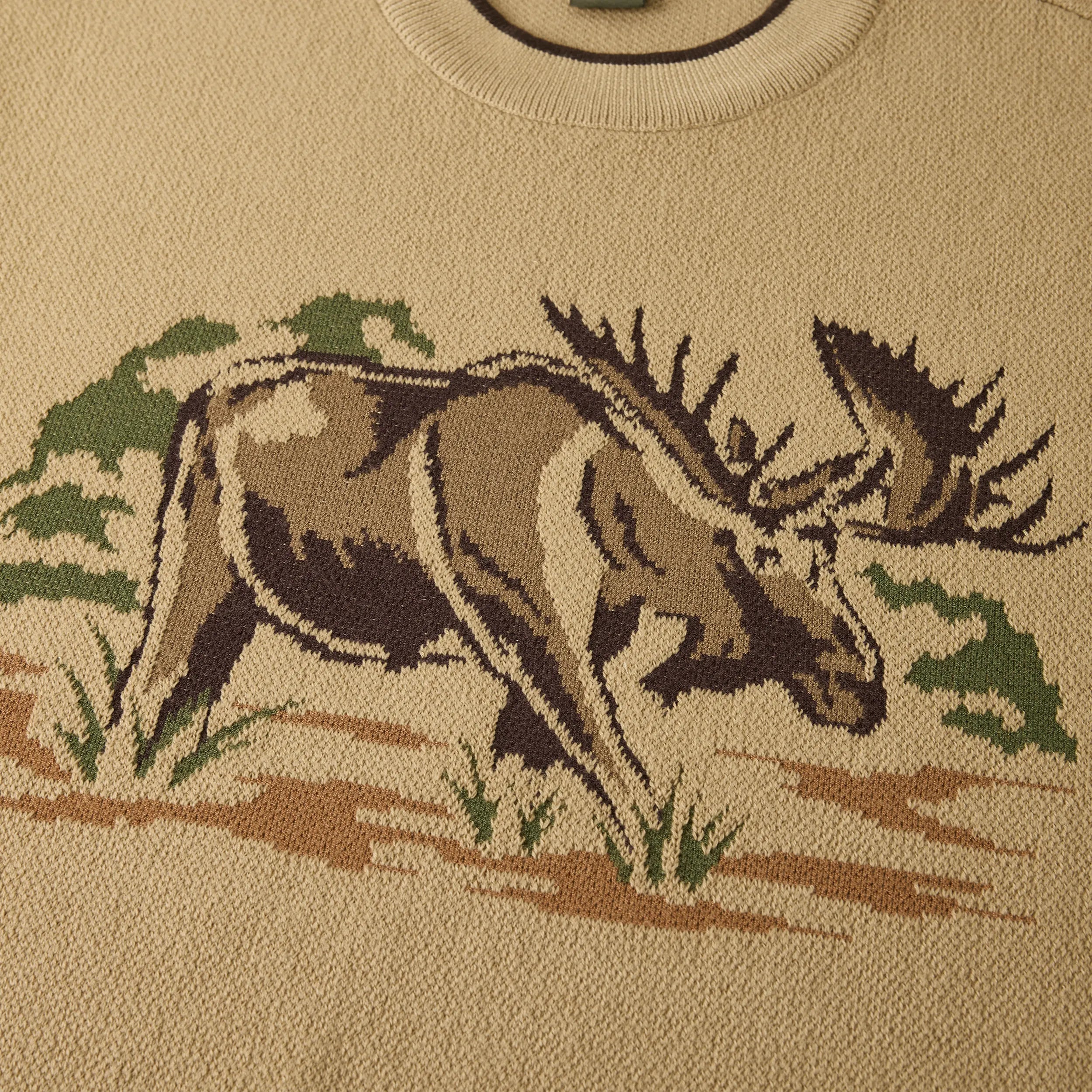 Chandail WHC Moose Knit Beige Hooké