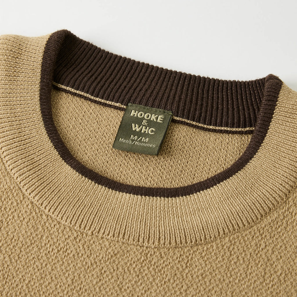 Chandail WHC Moose Knit Beige Hooké