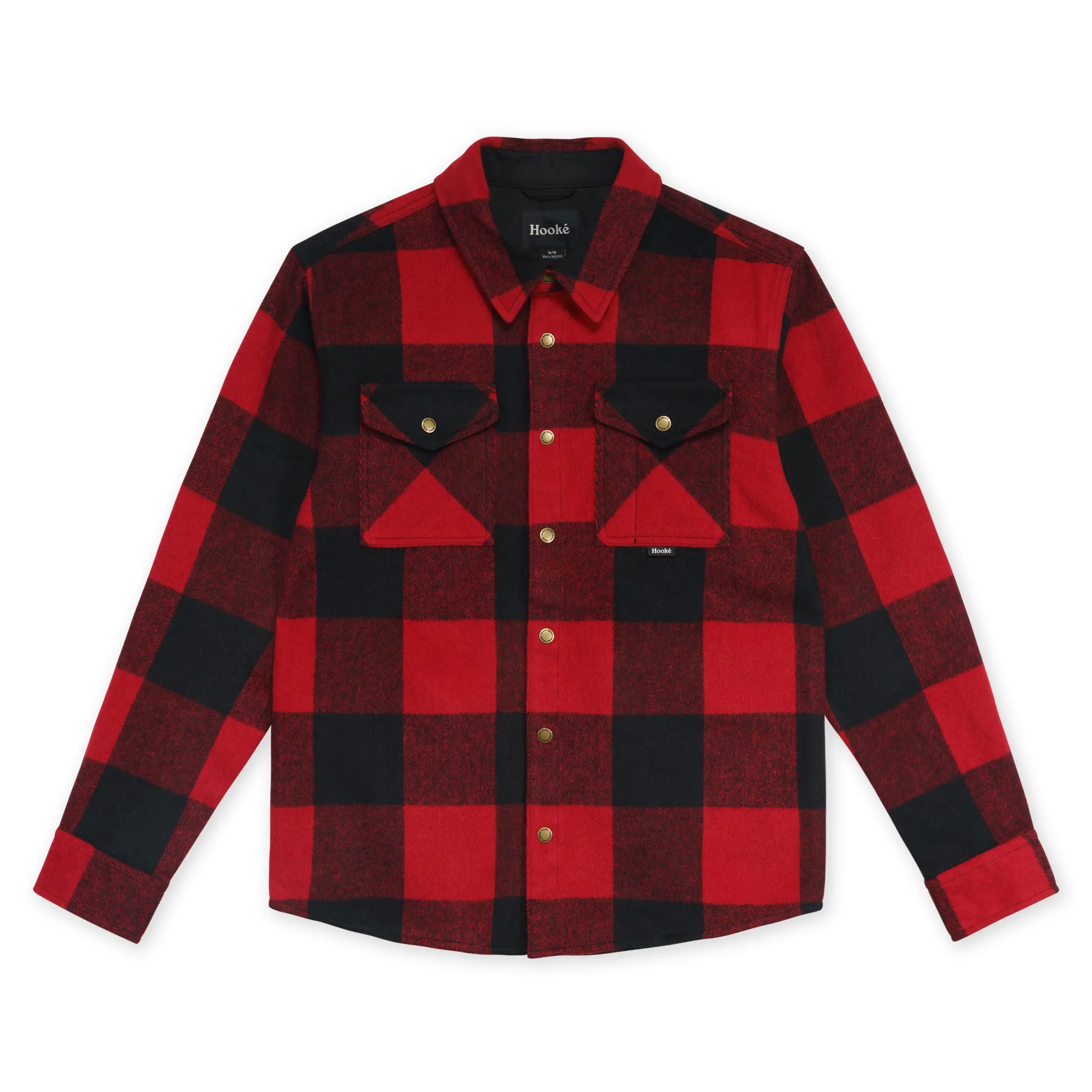 Sur-Chemise Canadian Overshirt Rouge & Noir Hooké