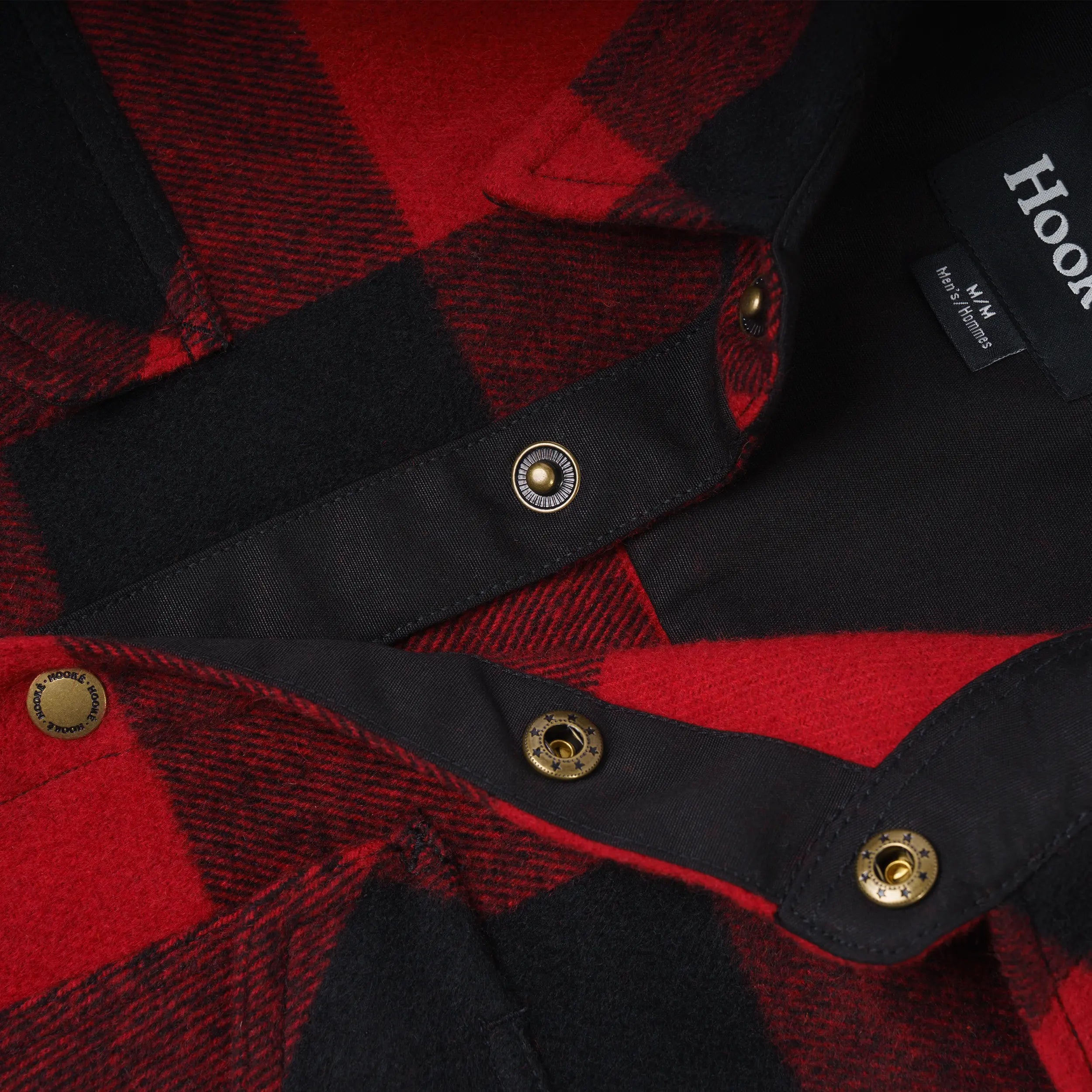Sur-Chemise Canadian Overshirt Rouge & Noir Hooké