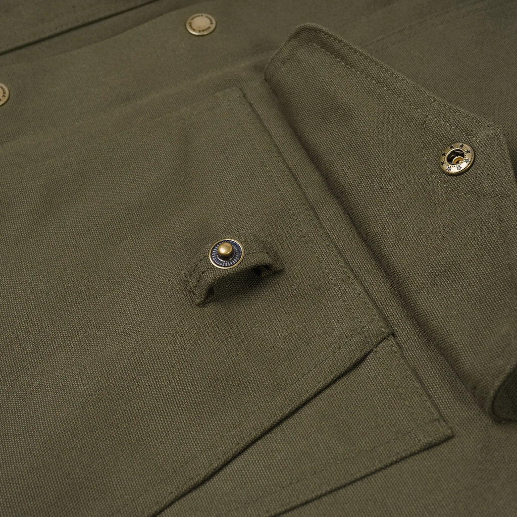 Manteau WHC Work Olive Foncé Hooké