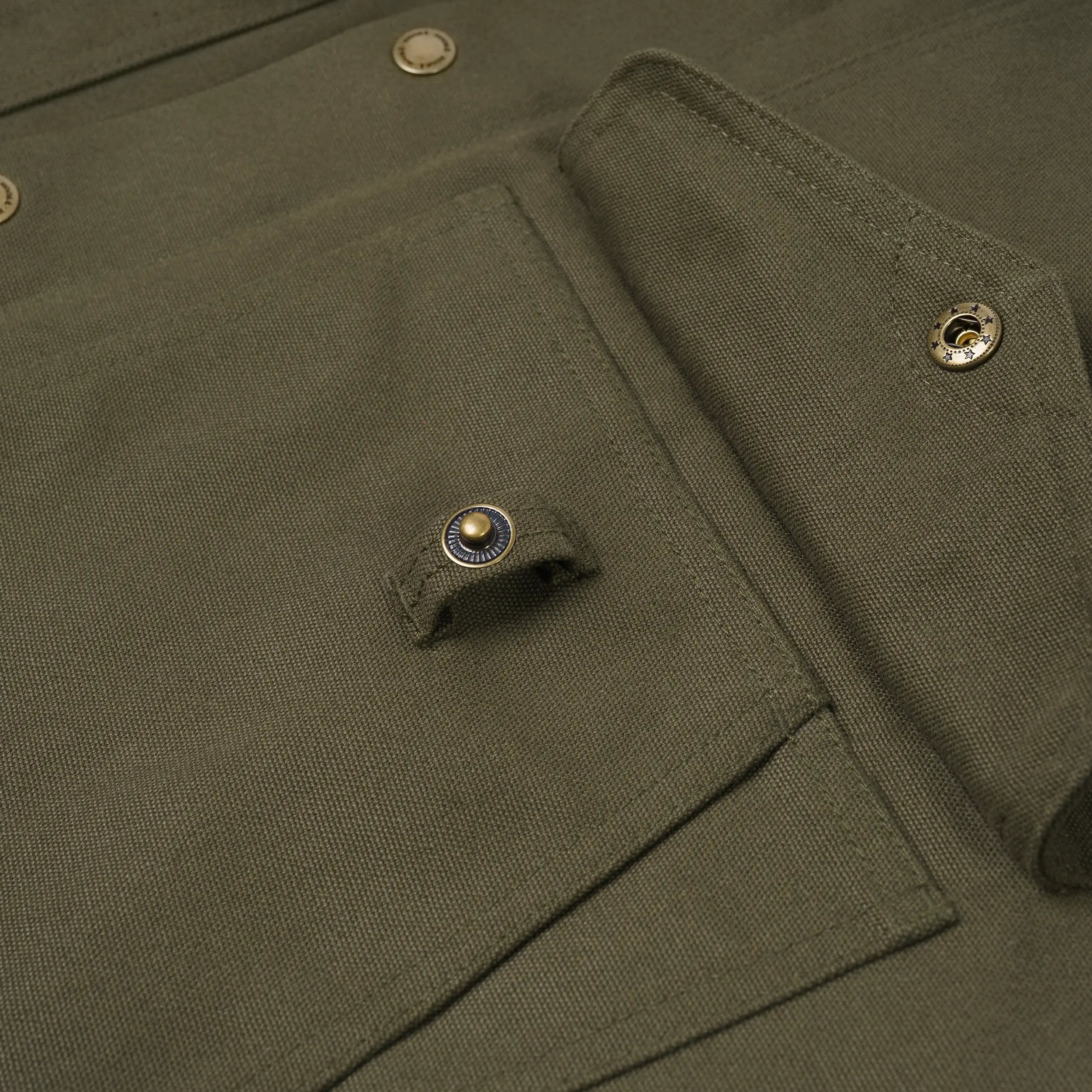 Manteau WHC Work Olive Foncé Hooké