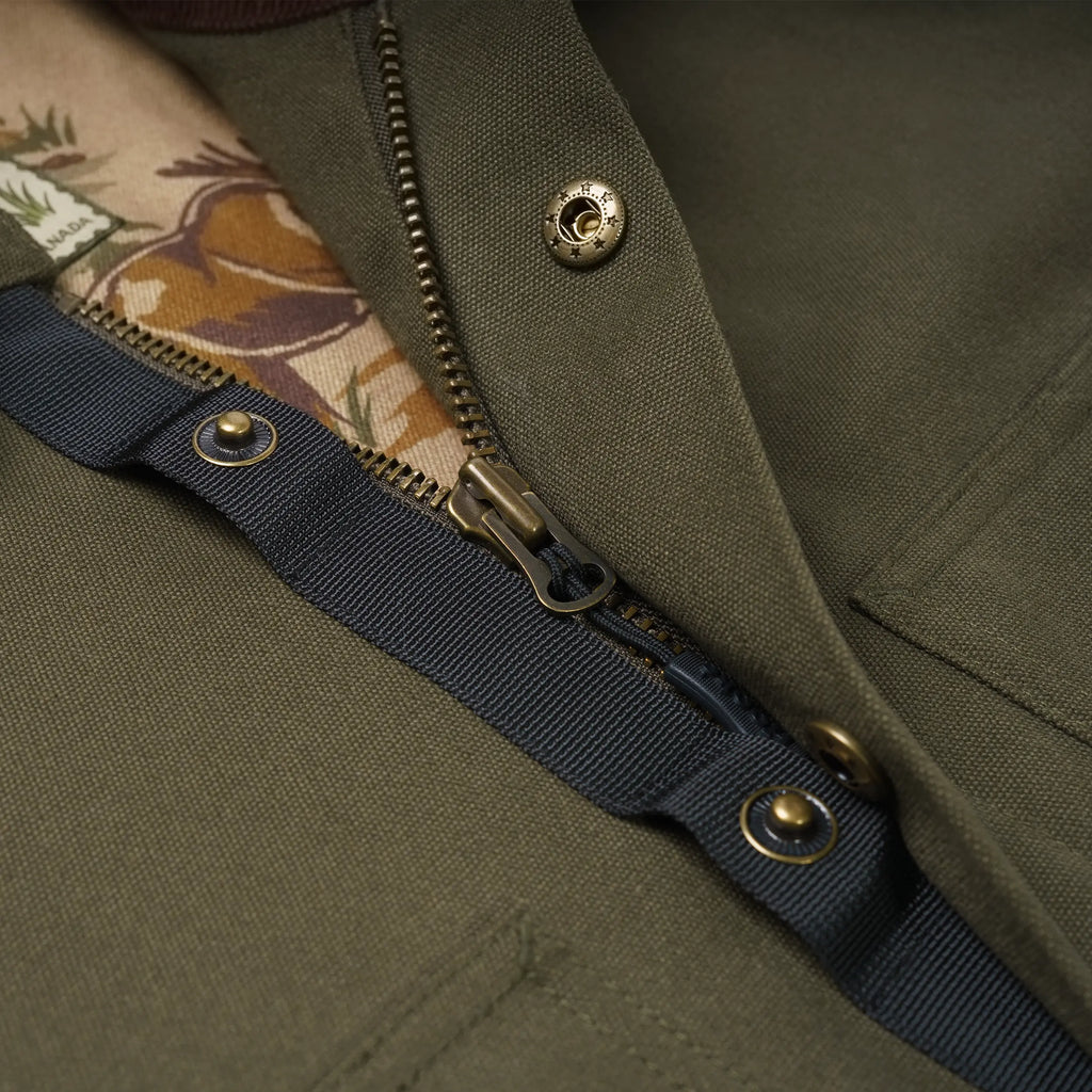Manteau WHC Work Olive Foncé Hooké