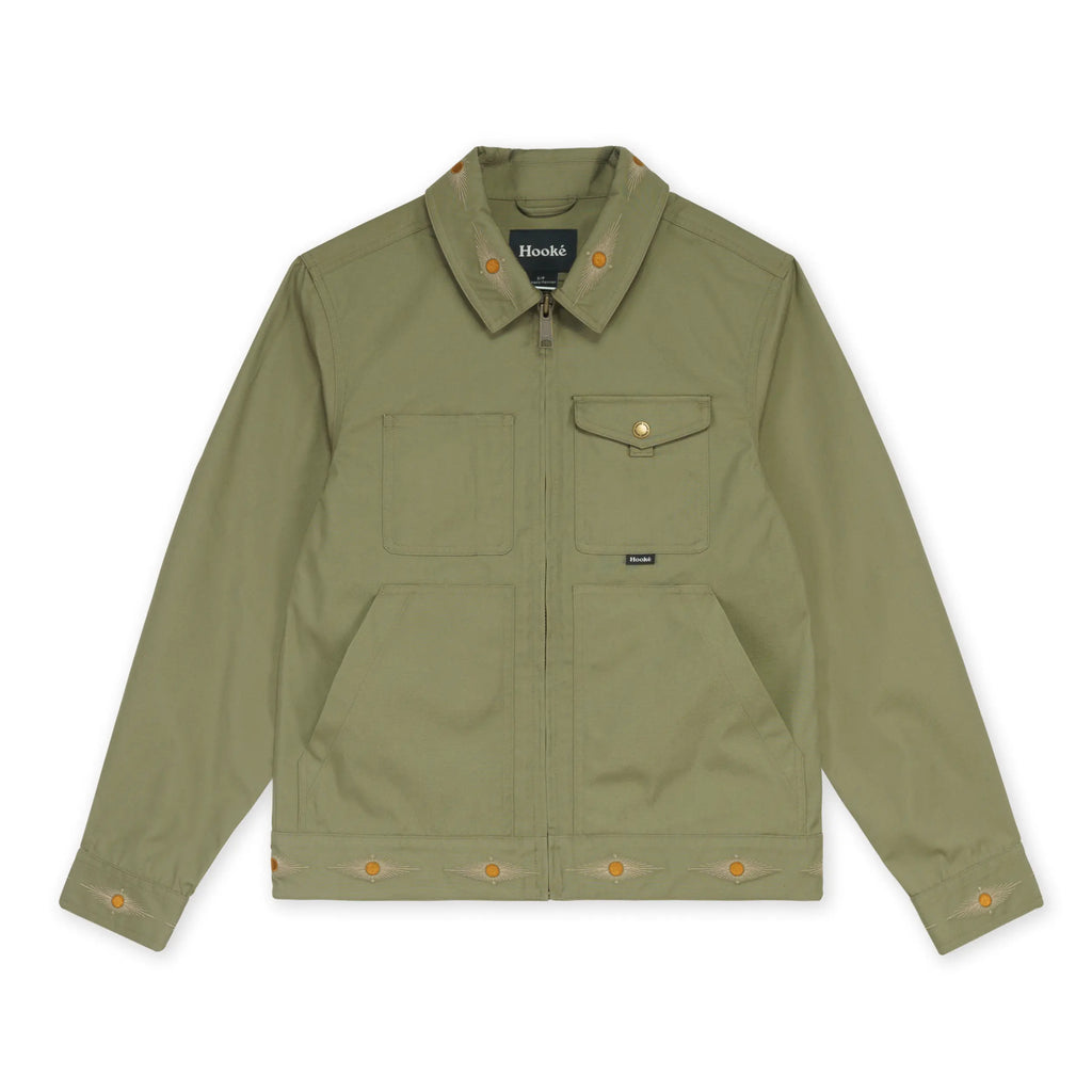 Veste W's Embroidered Light Work Olive Hooké