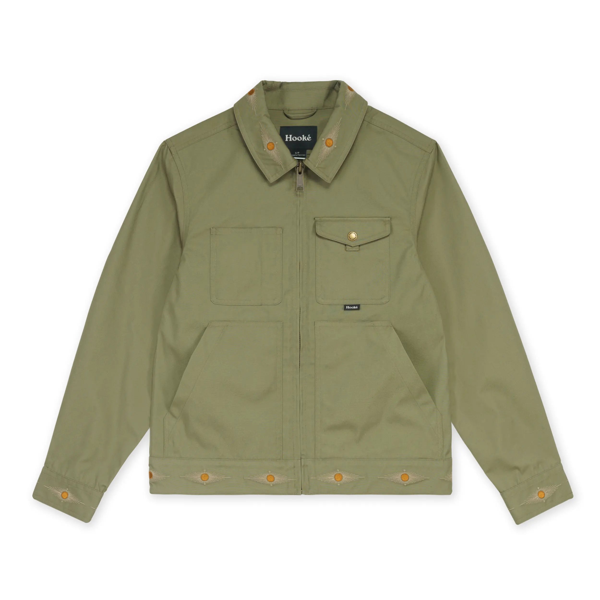 Veste W's Embroidered Light Work Olive Hooké