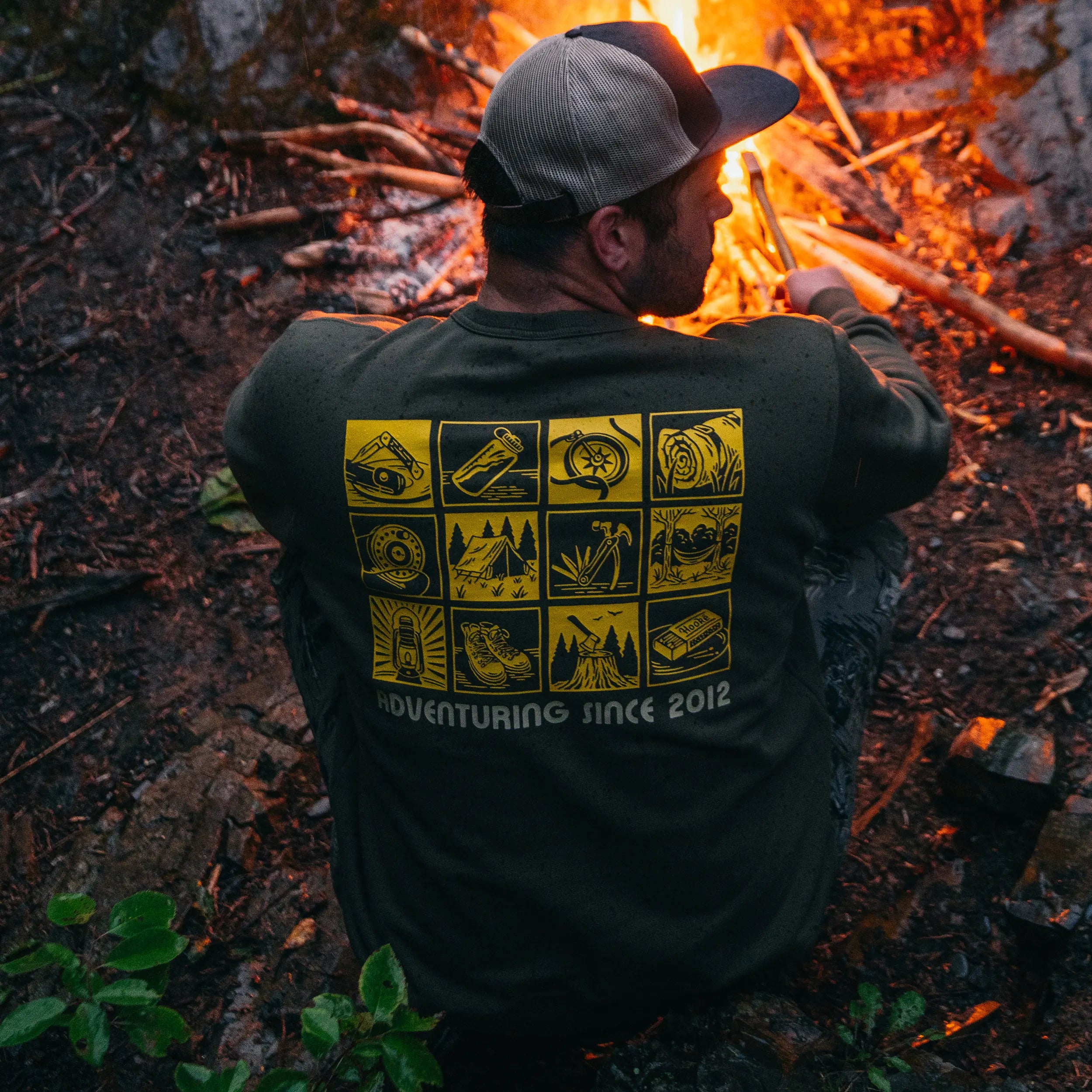 Hooké Dark Olive Outdoor Essentials Hoodie