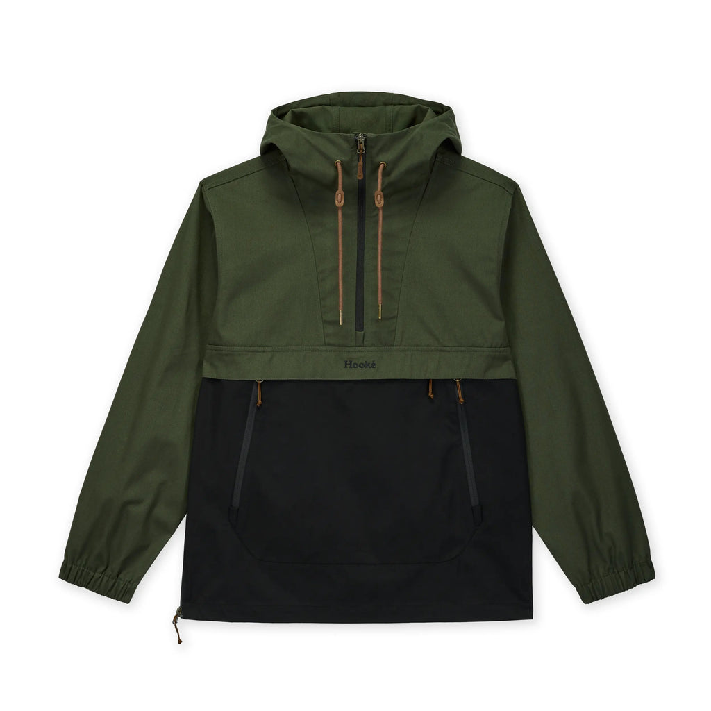 Hooké Green & Black Lightweight Anorak
