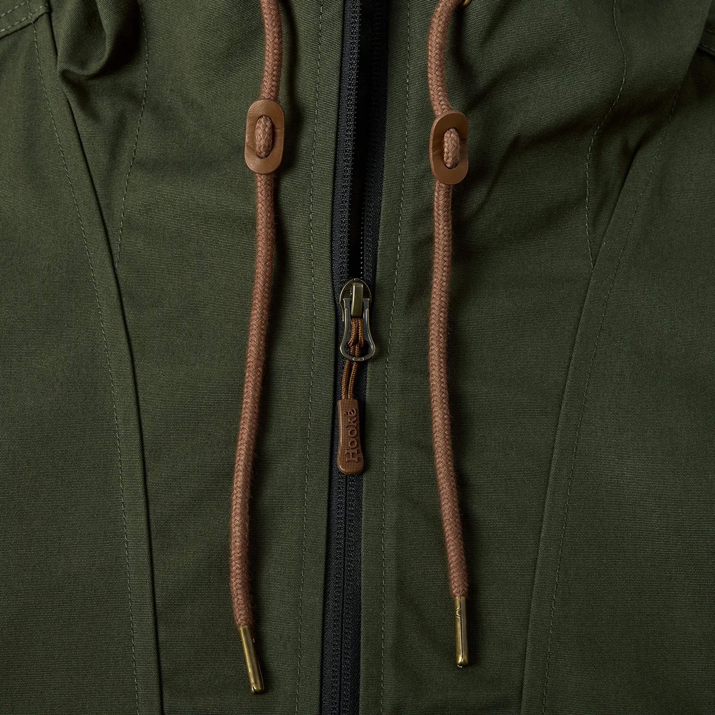 Hooké Green & Black Lightweight Anorak