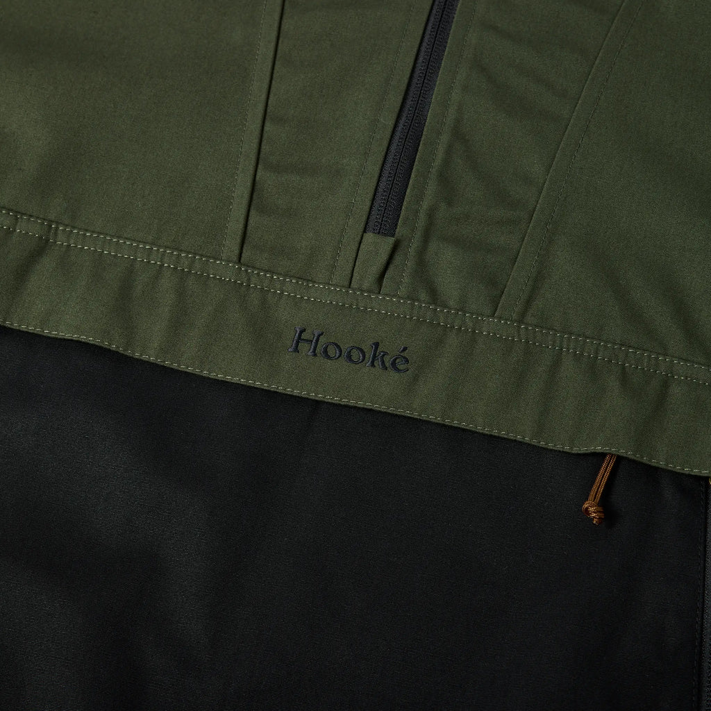 Hooké Green & Black Lightweight Anorak