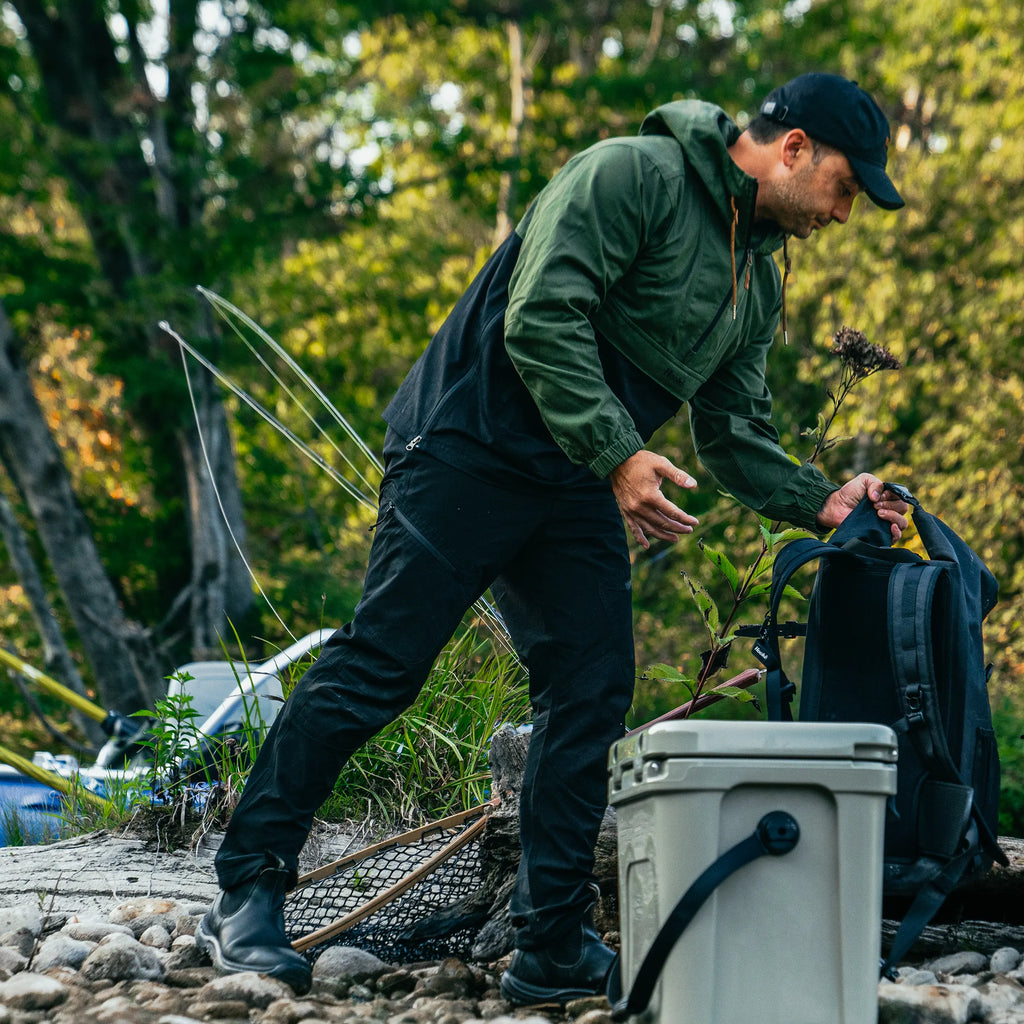 Hooké Green & Black Lightweight Anorak