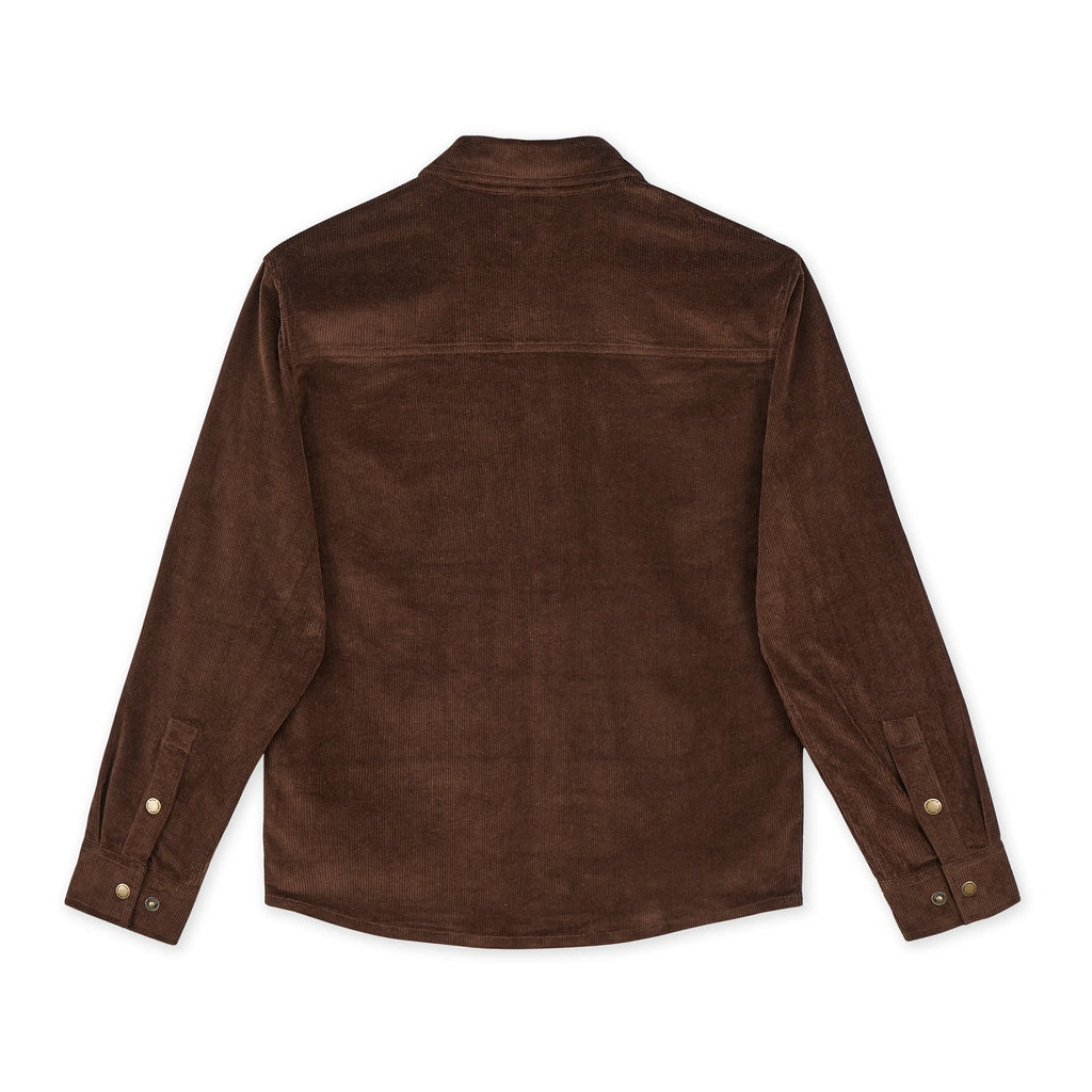 Sur-Chemise Corduroy Brun Foncé Hooké