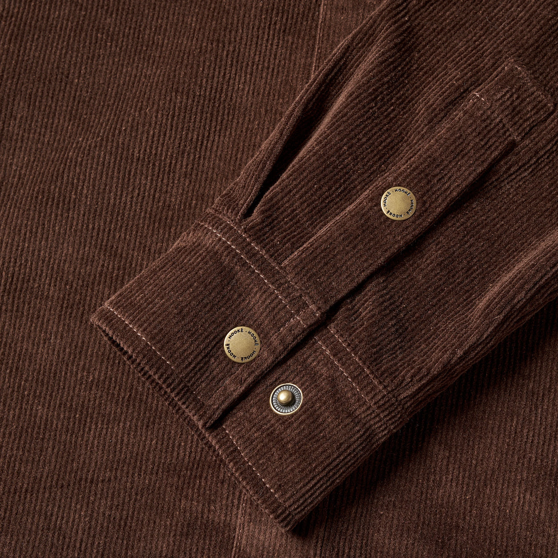 Sur-Chemise Corduroy Brun Foncé Hooké