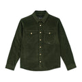 Sur-Chemise Corduroy Vert Foncé Hooké