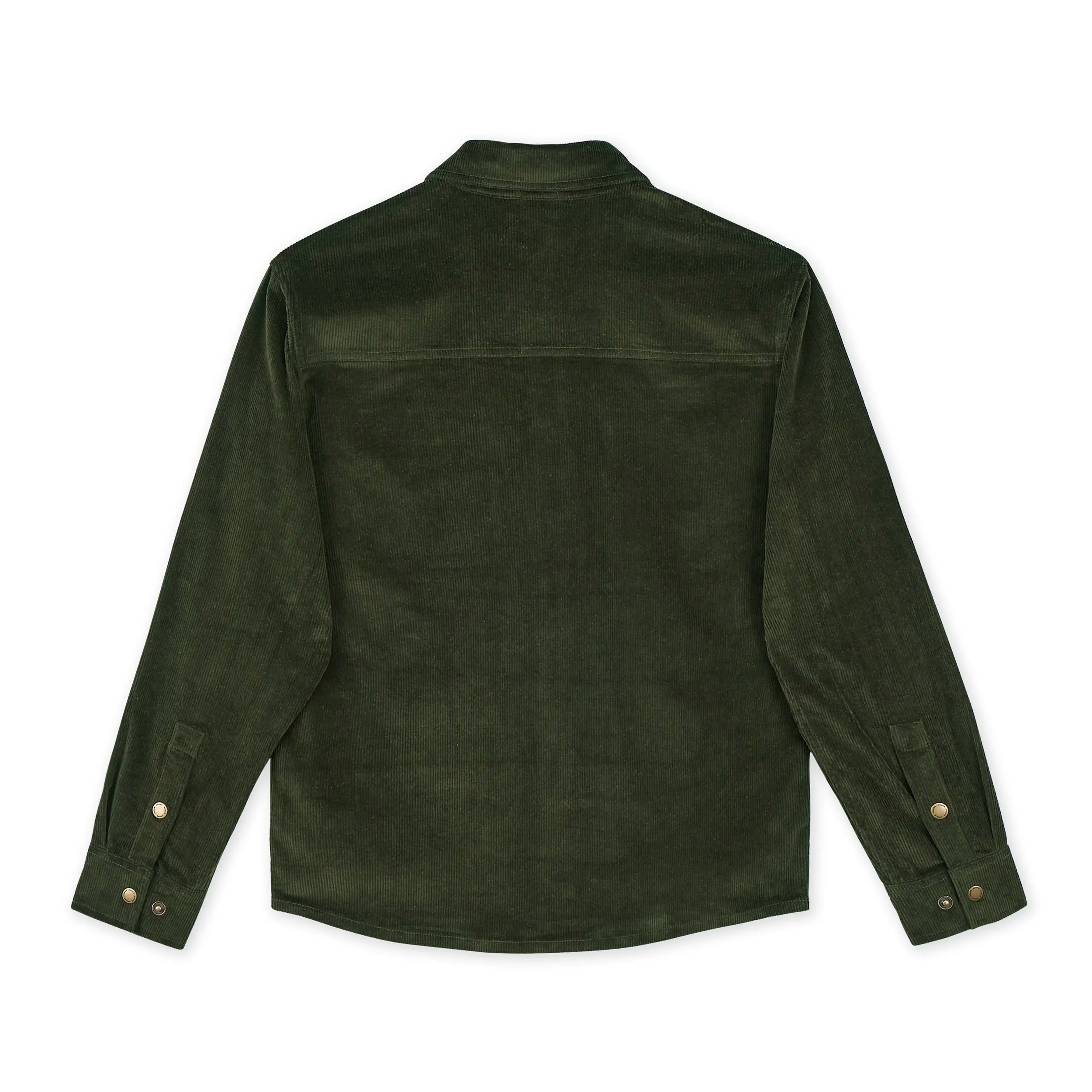 Sur-Chemise Corduroy Vert Foncé Hooké
