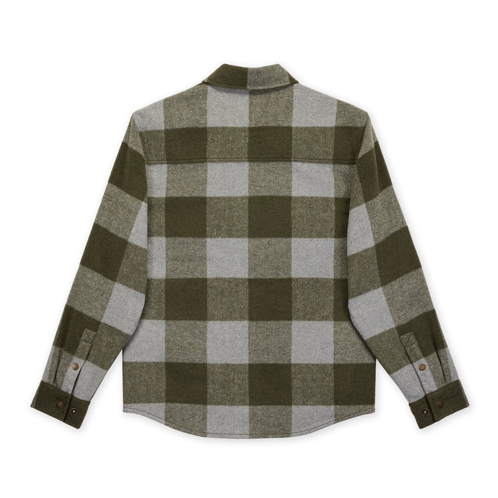 Sur-Chemise Canadian Overshirt Vert & Gris Hooké
