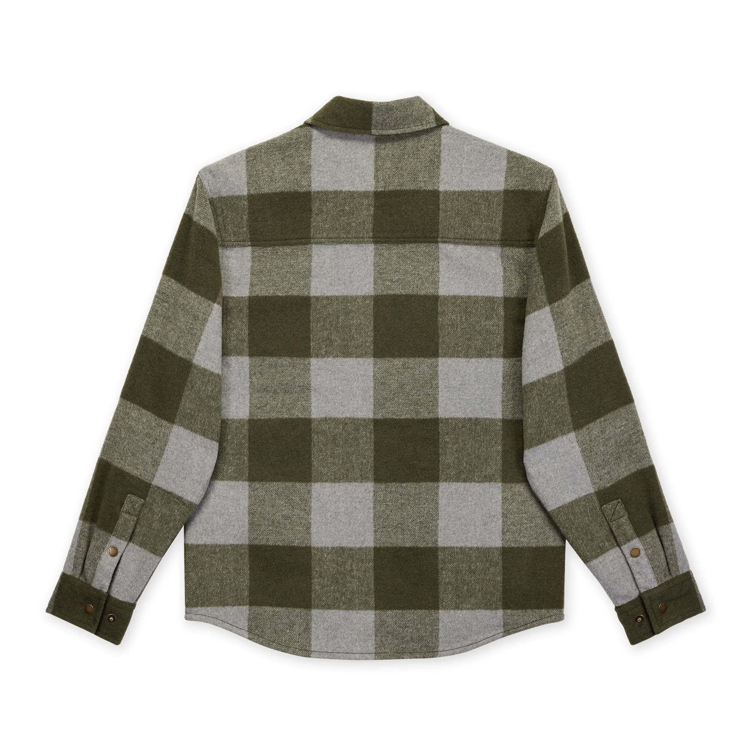 Sur-Chemise Canadian Overshirt Vert & Gris Hooké