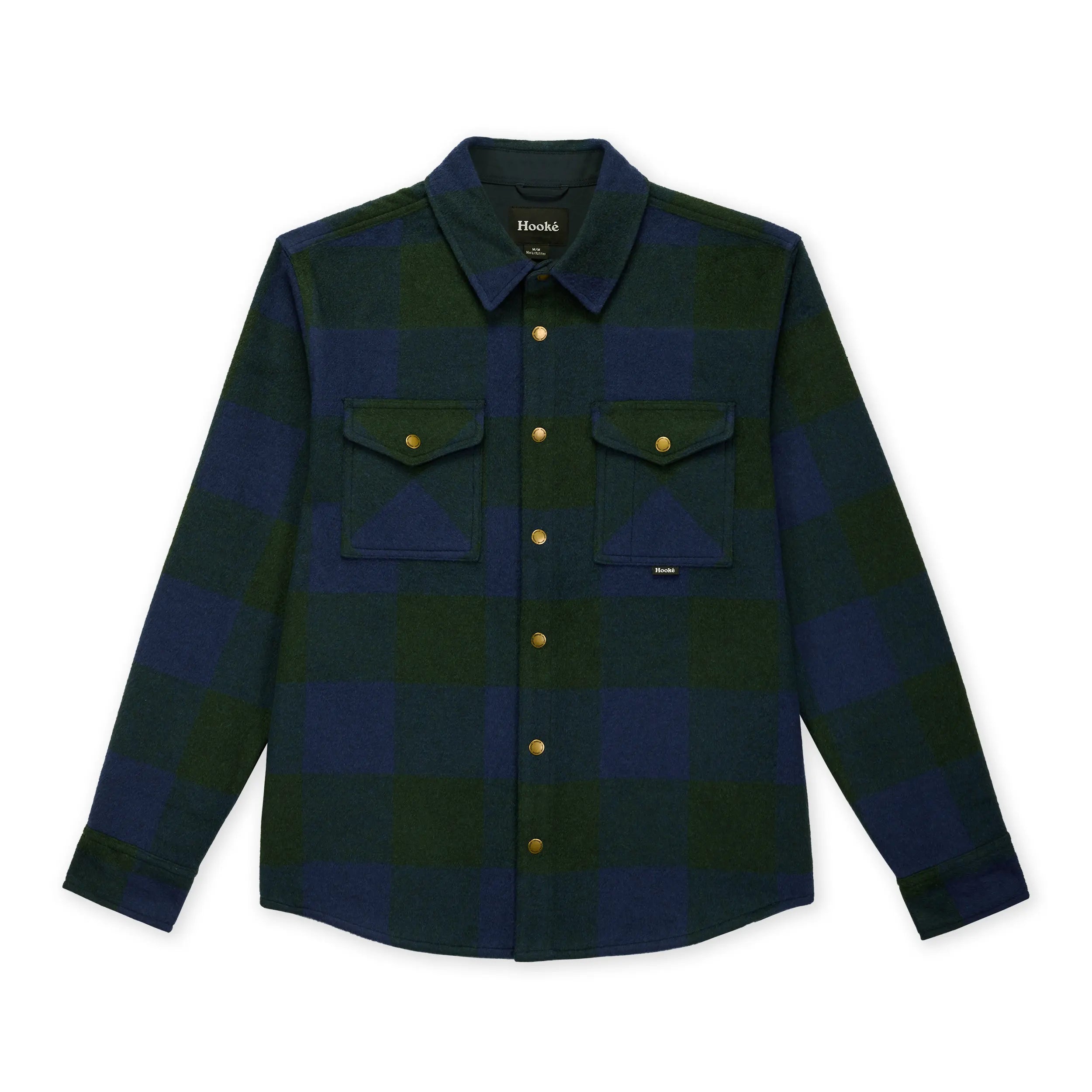 Sur-Chemise Canadian Overshirt Marine & Vert Forêt Hooké