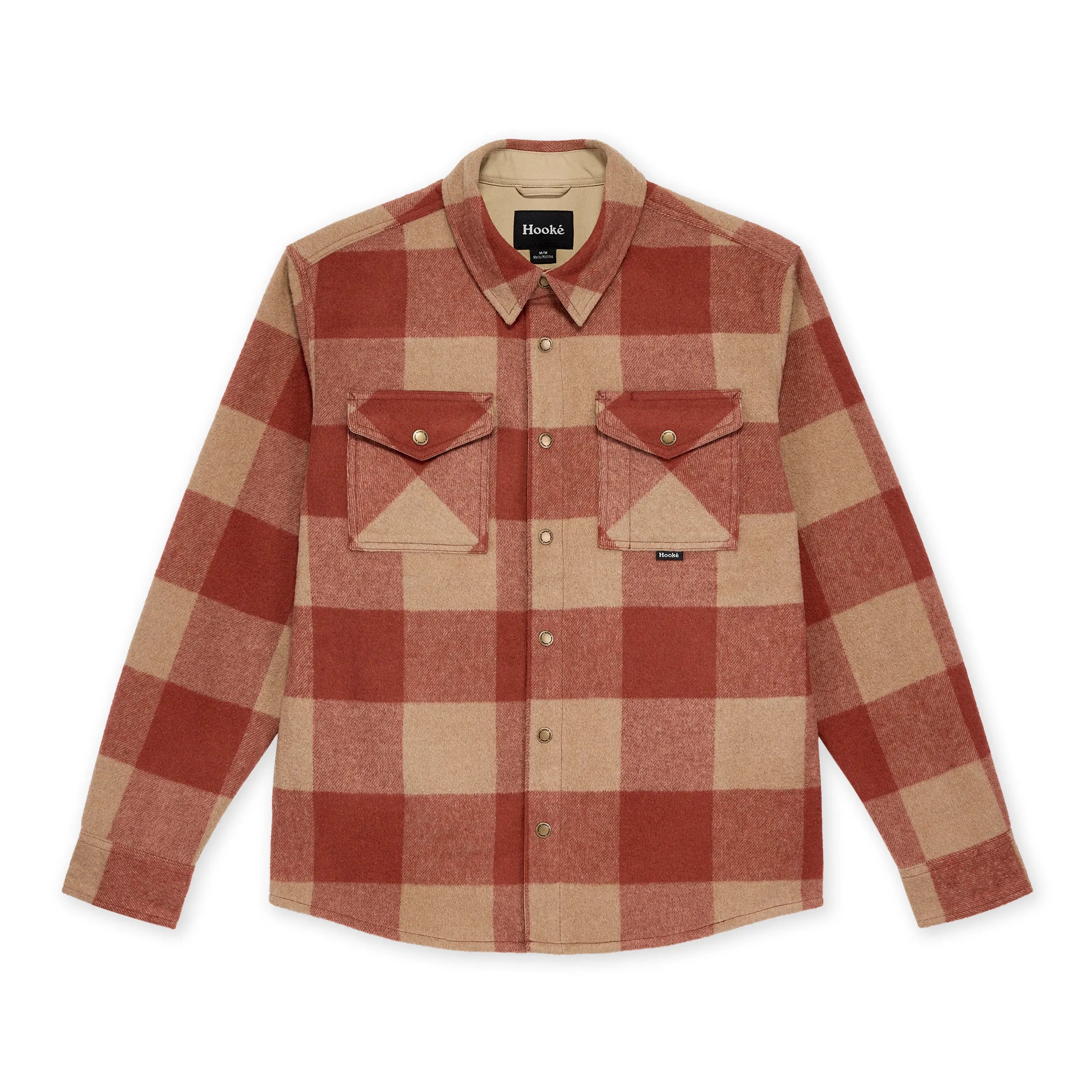 Sur-Chemise Canadian Overshirt Tan & Rouge Hooké