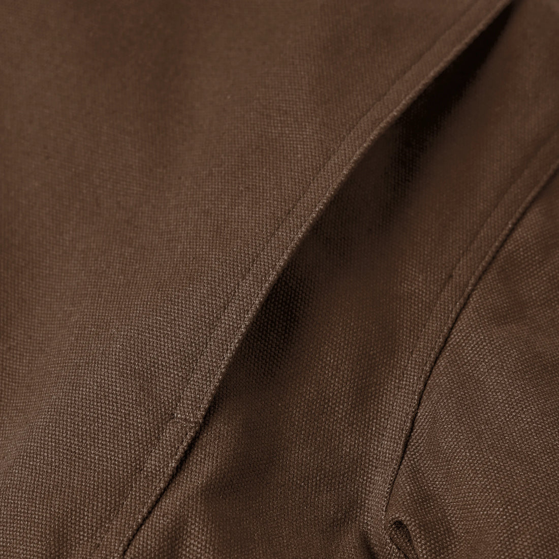 Manteau Hooded Pile Work Brun Hooké