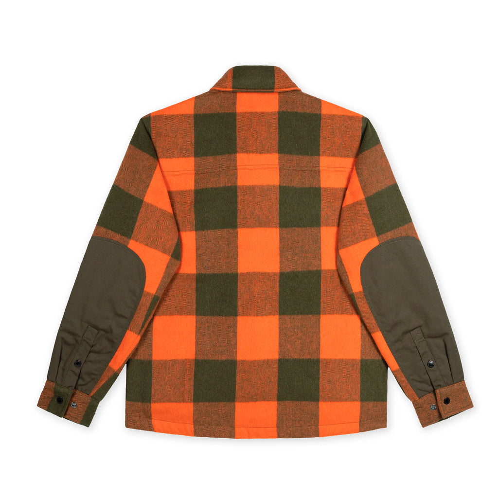 Sur-Chemise Canadienne Orange & Olive Hooké
