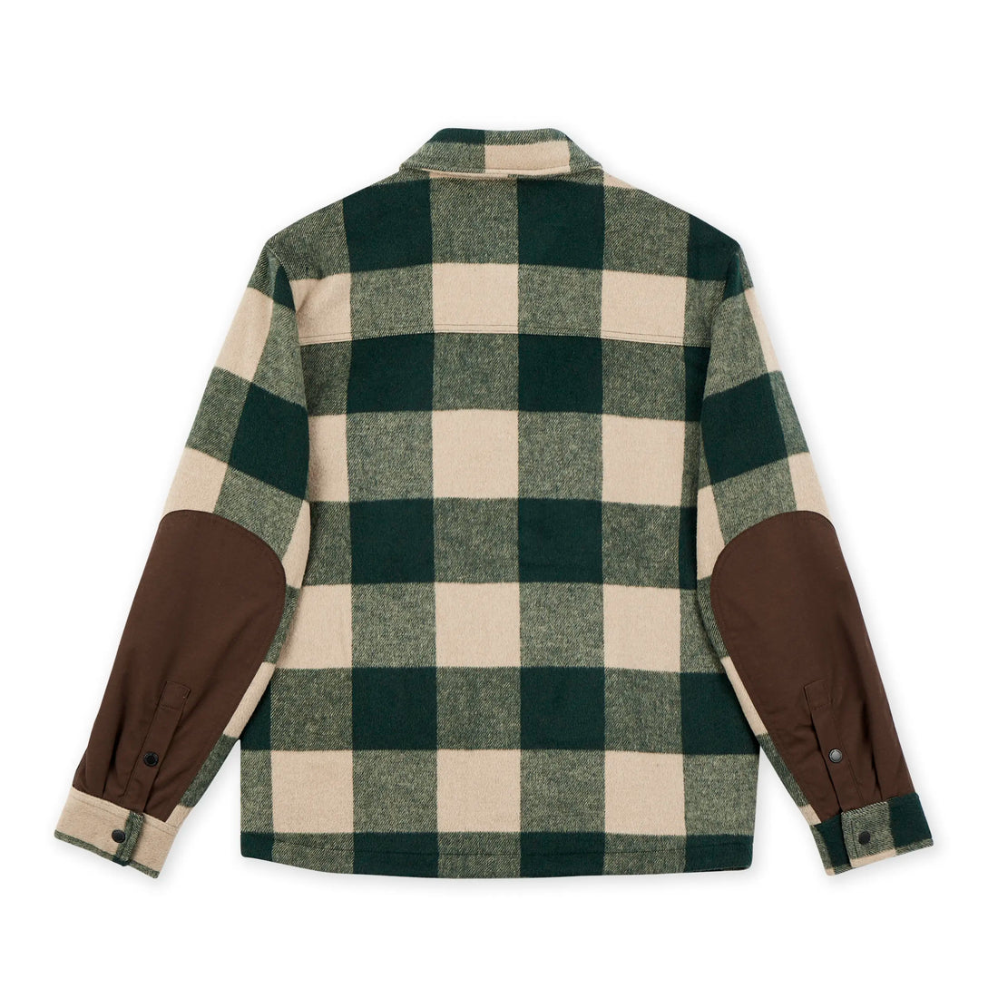 Sur-Chemise Canadienne Originale Vert Forêt & Crème Hooké