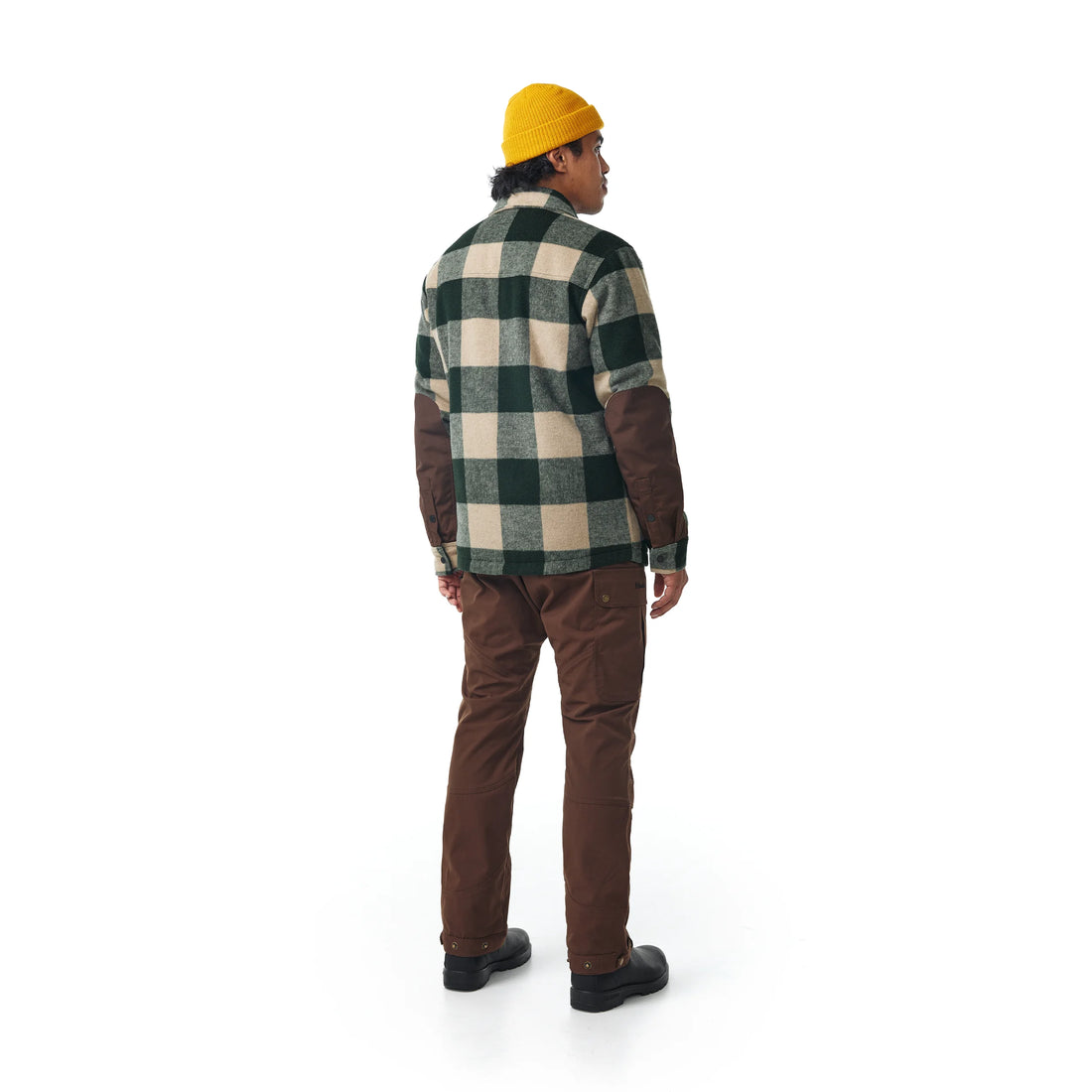 Sur-Chemise Canadienne Originale Vert Forêt & Crème Hooké