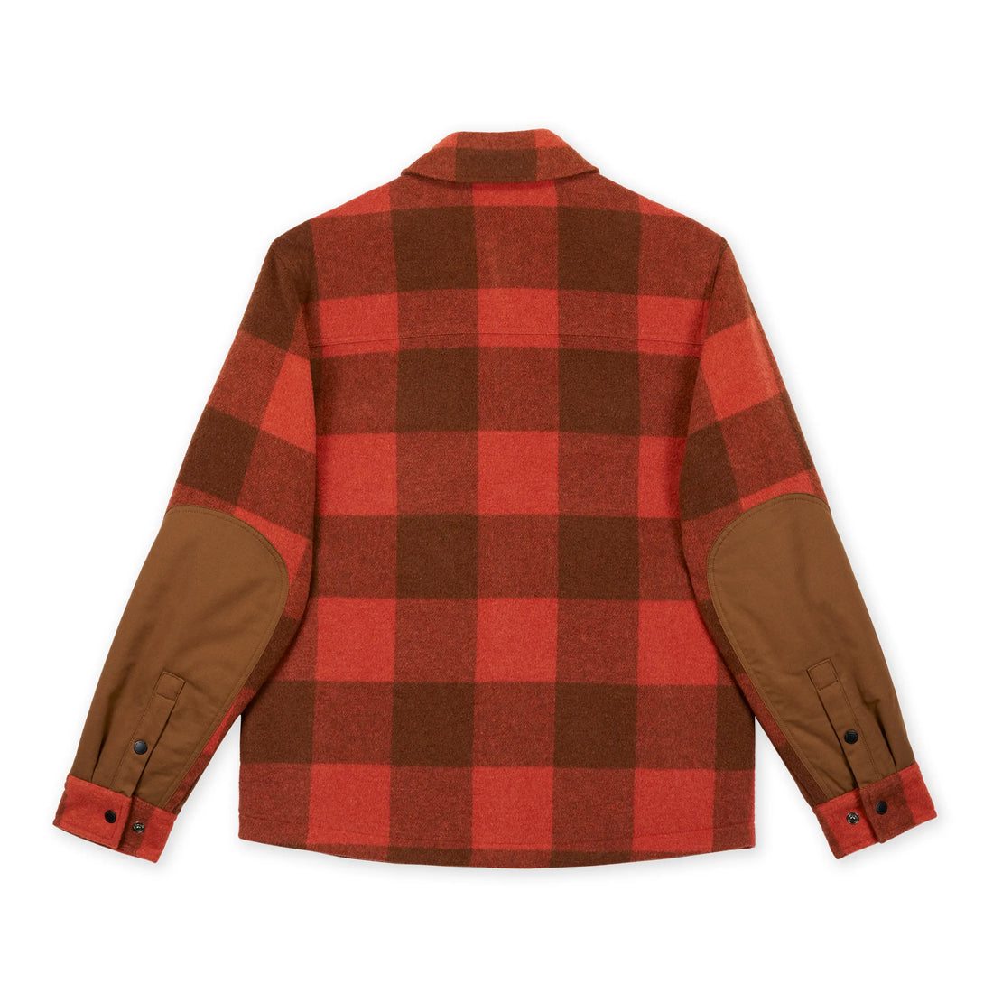 Sur-Chemise Canadienne Originale Orange & Brun Hooké